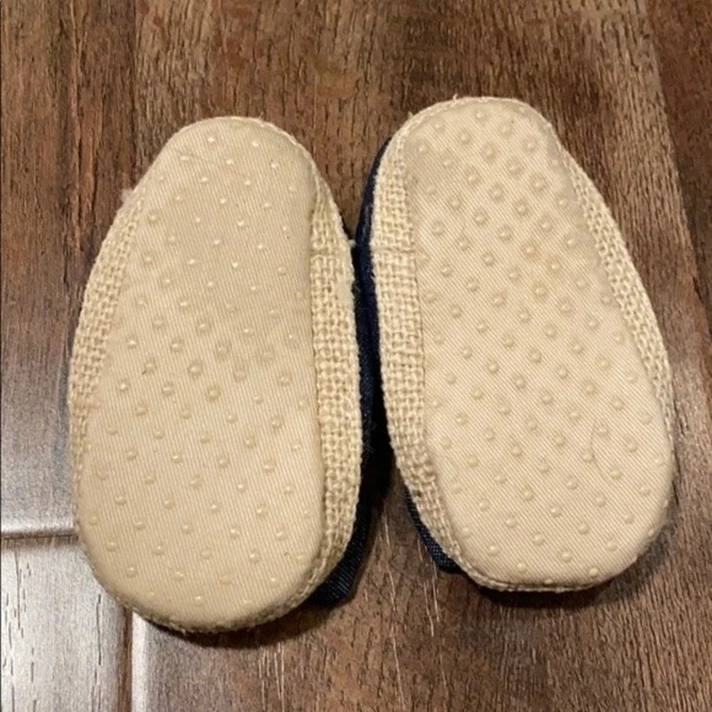 Old Navy Denim Espadrille Soft Crib Shoes for Baby